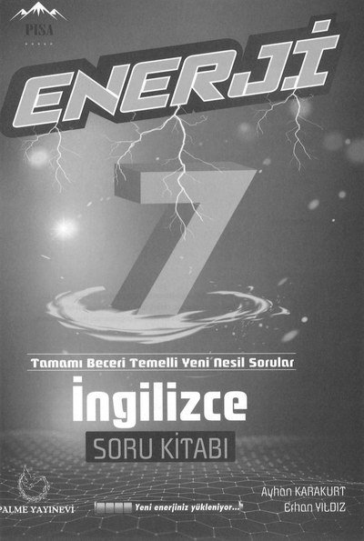 ENERJİ İNGİLİZCE SORU KİTABI YKS Fotokopi