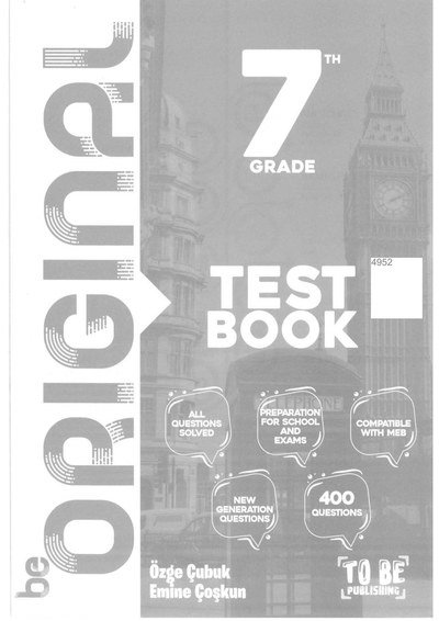 ORIGINAL TEST BOOK YKS Fotokopi