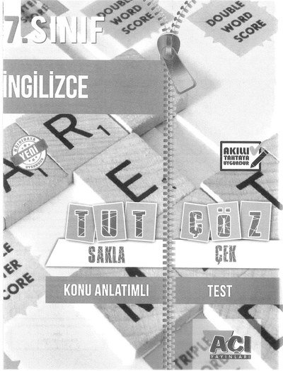 İNGİLİZCE KONU ANLATIMLI TEST YKS Fotokopi