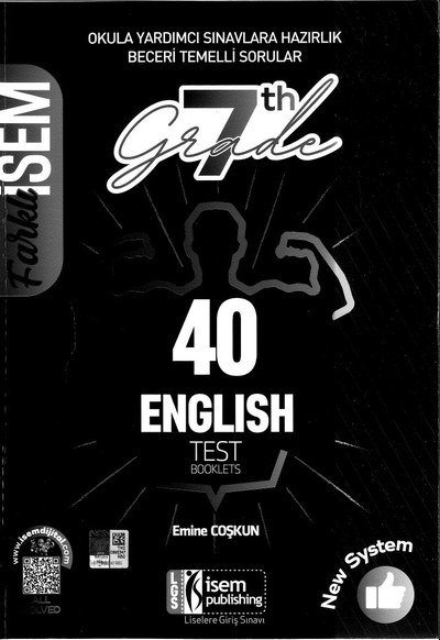 40 ENGLISH TEST BOOKLETS YKS Fotokopi