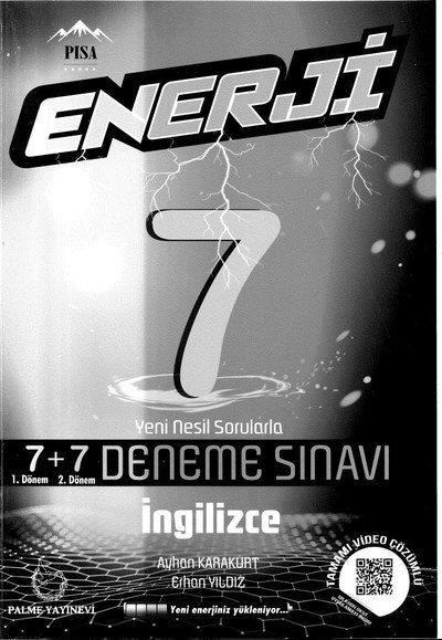 ENERJİ 7+7 DENEME SINAVI İNGİLİZCE YKS Fotokopi