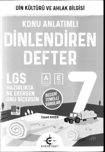 KONU ANLATIMLI DİN KÜLTÜRÜ VE AHLAK BİLGİSİ YKS Fotokopi