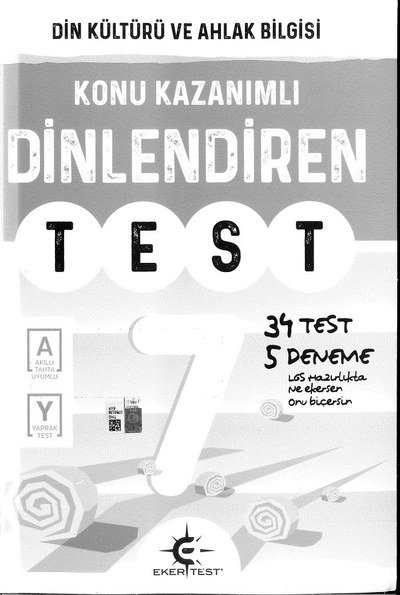 KONU KAZANIMLI DİN KÜLTÜRÜ VE AHLAK BİLGİSİ YKS Fotokopi