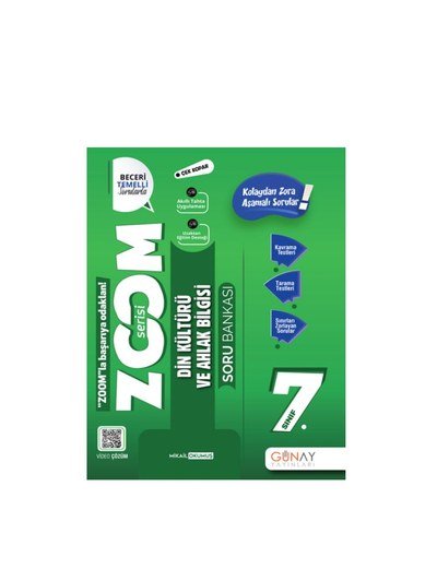 ZOOM SERİSİ DİN KÜLTÜRÜ VE AHLAK BİLGİSİ SORU BANKASI YKS Fotokopi