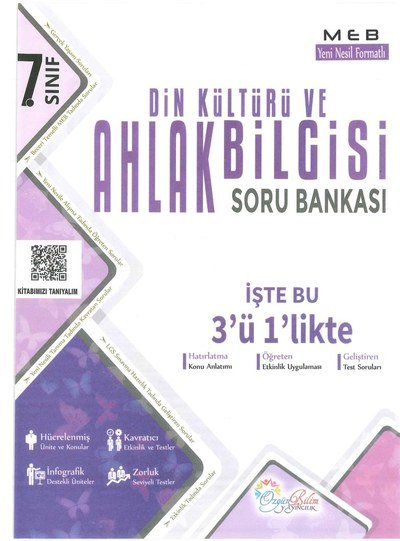 DİN KÜLTÜRÜ VE AHLAK BİLGİSİ SORU BANKASI İŞTE BU 3'Ü 1'LİKTE YKS Fotokopi