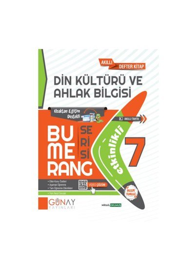 DİN KÜLTÜRÜ VE AHLAK BİLGİSİ BUMERANG SERİSİ YKS Fotokopi
