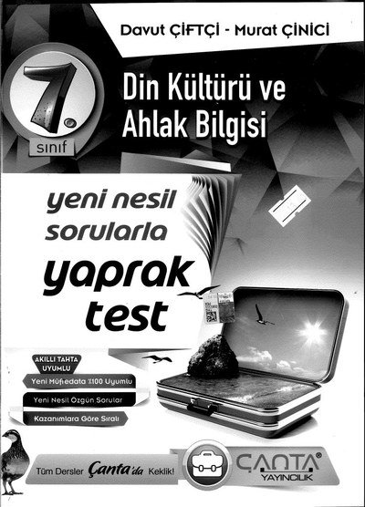 DİN KÜLTÜRÜ VE AHLAK BİLGİSİ YKS Fotokopi