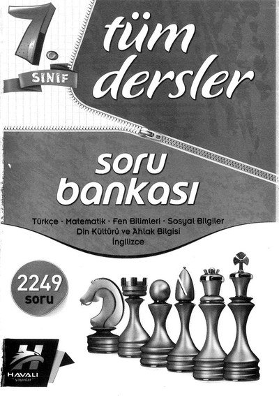 TÜM DERSLER SORU BANKASI YKS Fotokopi