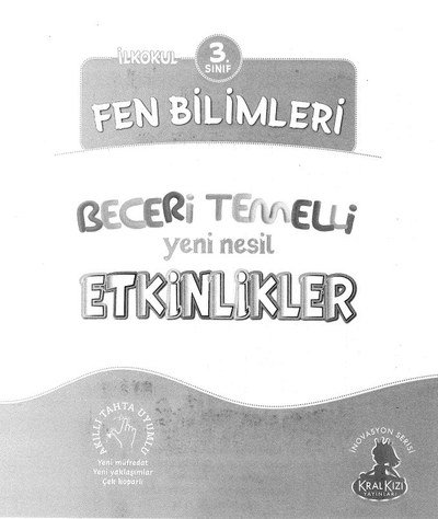 FEN BİLİMLERİ BECERİ TEMELLİ ETKİNLİKLER YKS Fotokopi