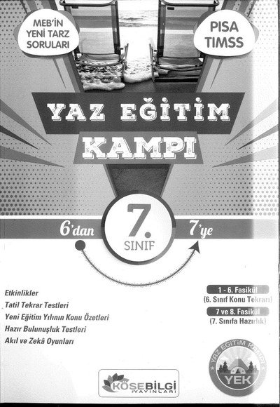 YAZ EĞİTİM KAMPI YKS Fotokopi