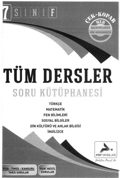 TÜM DERSLER SORU KÜTÜPHANESİ YKS Fotokopi
