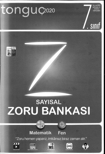 SAYISAL ZORU BANKASI YKS Fotokopi