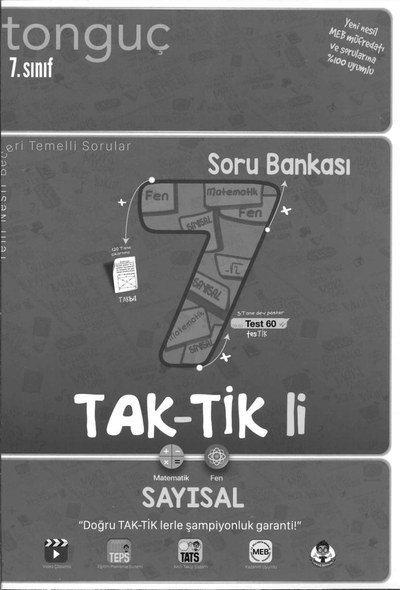 TAK-TİK'Lİ SAYISAL SORU BANKASI YKS Fotokopi