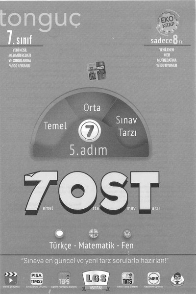 TEMEL ORTA SINAV TARZI 5. ADIM TOST YKS Fotokopi