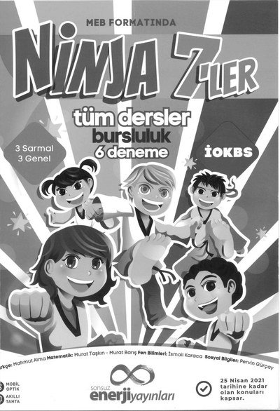 NİNJA 7'LER TÜM DERSLER BURSLULUK 6 DENEME YKS Fotokopi