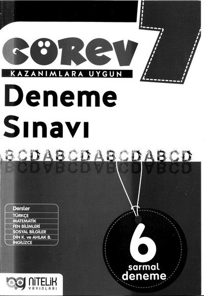 GÖREV KAZANIMLARA UYGUN DENEME SINAVI YKS Fotokopi