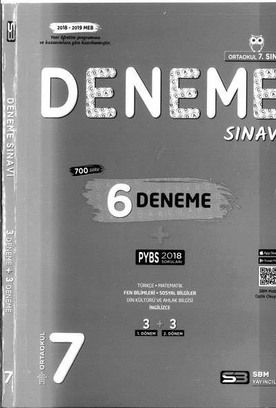DENEME SINAVI 6 DENEME YKS Fotokopi