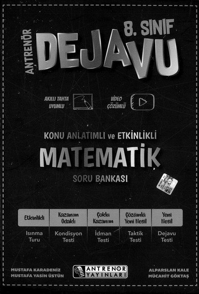 ANTRENÖR DEJAVU KONU ANLATIMLI MATEMATİK SORU BANKASI YKS Fotokopi