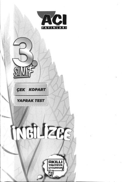 İNGİLİZCE YKS Fotokopi