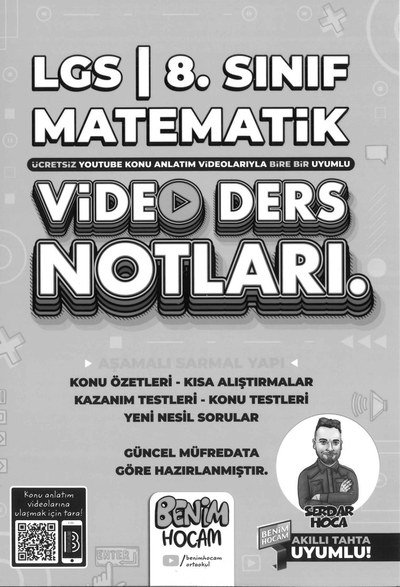 MATEMATİK VİDEO DERS NOTLARI YKS Fotokopi