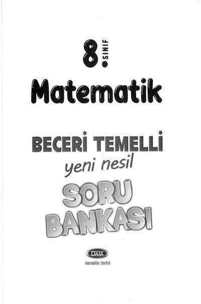 MATEMATİK BECERİ TEMELLİ SORU BANKASI YKS Fotokopi