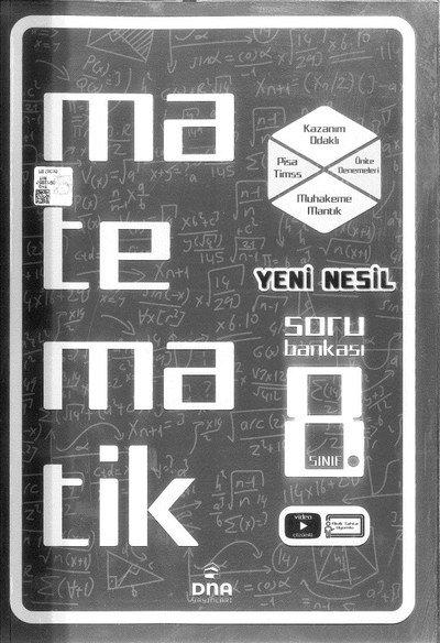 MATEMATİK YENİ NESİL SORU BANKASI YKS Fotokopi
