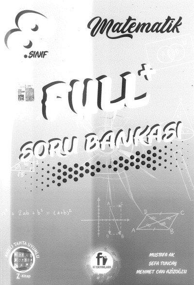 MATEMATİK FULL+ SORU BANKASI YKS Fotokopi