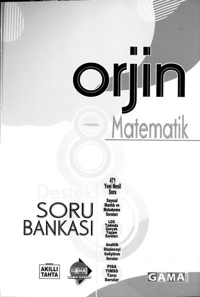 ORJİN MATEMATİK SORU BANKASI YKS Fotokopi