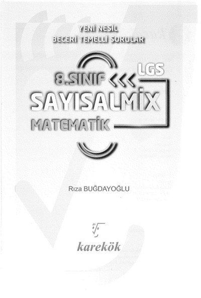 SAYISALMİX MATEMATİK YKS Fotokopi