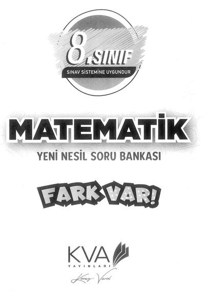 MATEMATİK YENİ NESİL SORU BANKASI YKS Fotokopi