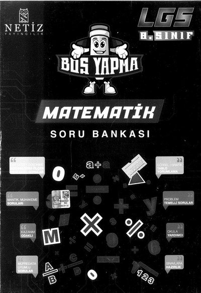 BOŞ YAPMA MATEMATİK SORU BANKASI YKS Fotokopi