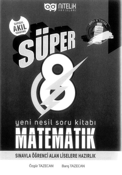 SÜPER YENİ NESİL SORU KİTABI MATEMATİK YKS Fotokopi