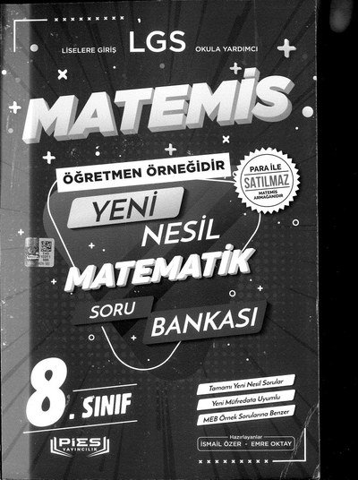 LGS MATEMİS YENİ NESİL MATEMATİK SORU BANKASI YKS Fotokopi