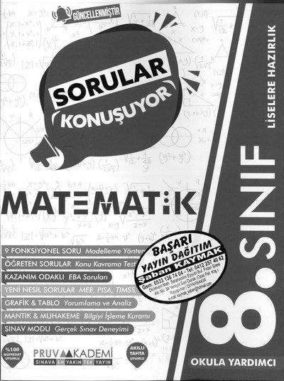 SORULAR KONUŞUYOR MATEMATİK YKS Fotokopi