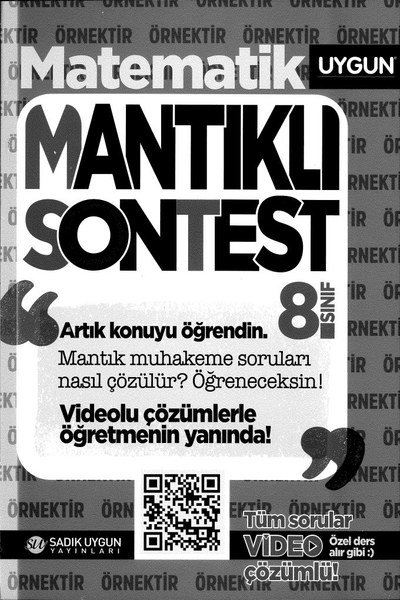 MATEMATİK MANTIKLI SONTEST YKS Fotokopi
