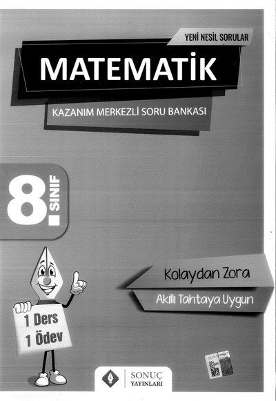 MATEMATİK KAZANIM MERKEZLİ SORU BANKASI YKS Fotokopi