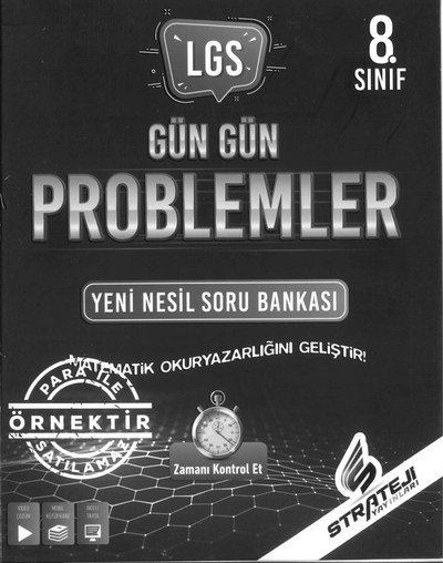 GÜN GÜN PROBLEMLER YENİ NESİL SORU BANKASI YKS Fotokopi