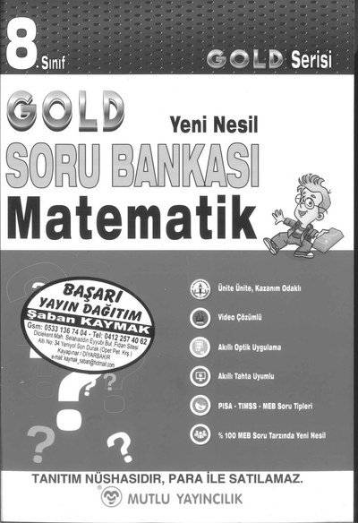 GOLD SORU BANKASI MATEMATİK YKS Fotokopi
