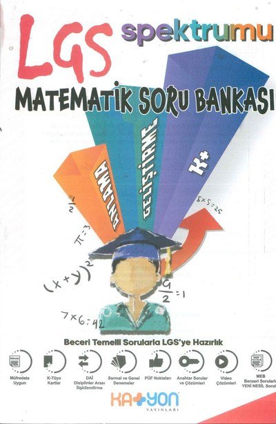 LGS SPREKTRUMU MATEMATİK SORU BANKASI YKS Fotokopi