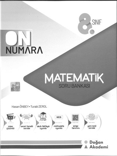 ON NUMARA MATEMATİK SORU BANKASI YKS Fotokopi