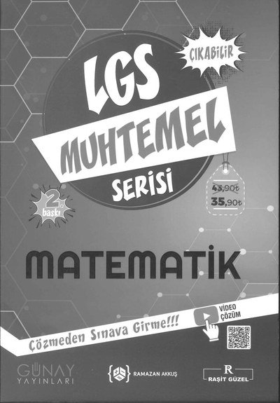 LGS MUHTEMEL SERİSİ MATEMATİK YKS Fotokopi