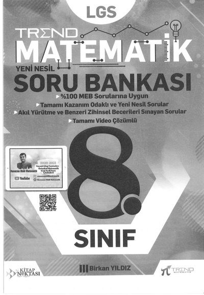 TREND MATEMATİK YENİ NESİL SORU BANKASI YKS Fotokopi