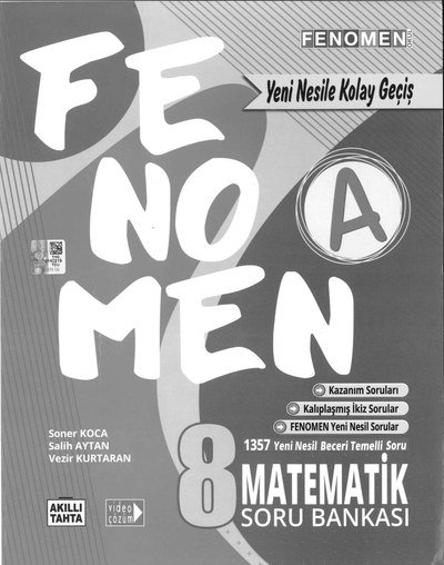 FENOMEN MATEMATİK SORU BANKASI YKS Fotokopi