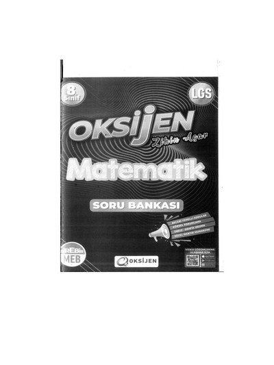 OKSİJEN ZİHİN AÇAR MATEMATİK SORU BANKASI YKS Fotokopi