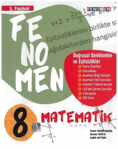 FENOMEN MATEMATİK SORU BANKASI 5. FASİKÜL YKS Fotokopi