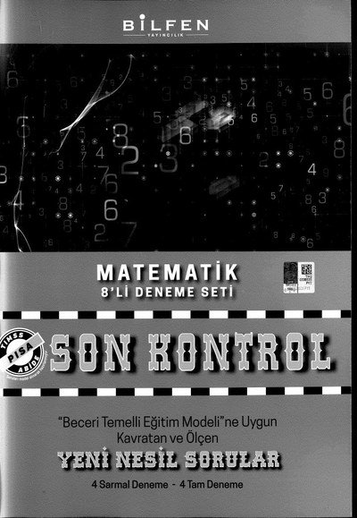 MATEMATİK 8'Lİ DENEME SETİ SON KONTROL YKS Fotokopi