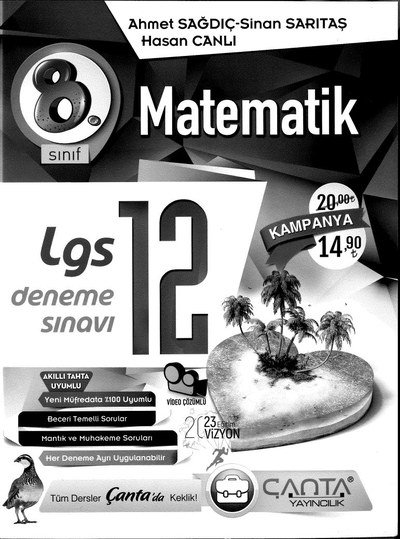 MATEMATİK LGS DENEME SINAVI 12 YKS Fotokopi