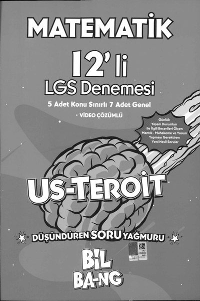 MATEMATİK 12'Lİ LGS DENEMESİ US-TEROIT BİL BA-NG YKS Fotokopi