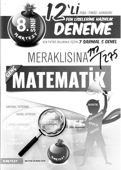 MERAKLISINA MATEMATİK SORU BANKASI YKS Fotokopi