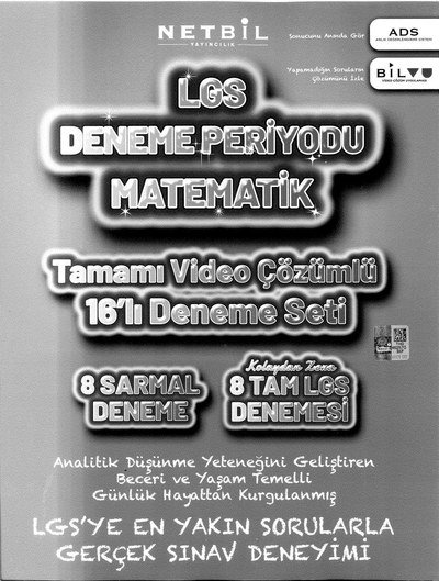 LGS DENEME PERİYODU MATEMATİK 16'LI DENEME SETİ YKS Fotokopi